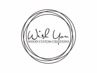 Wish You Wood Custom Creations logo design by hopee