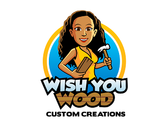 Wish You Wood Custom Creations logo design by haze