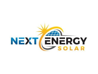 Next Energy Solar logo design by yippiyproject