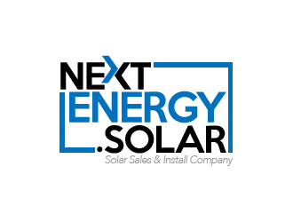 Next Energy Solar logo design by enan+graphics