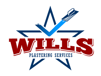 Wills Plastering Services logo design by Coolwanz