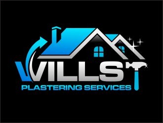 Wills Plastering Services logo design by Gopil