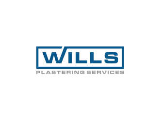 Wills Plastering Services logo design by bricton