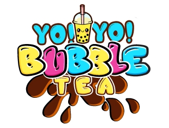 Yo! Yo! Bubble Tea logo design by uttam