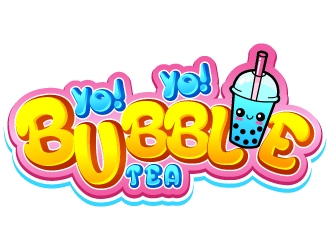 Yo! Yo! Bubble Tea logo design by uttam