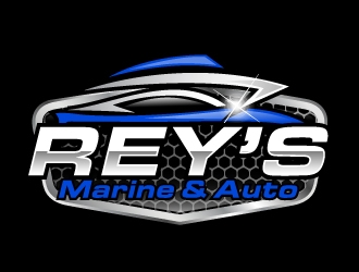 Rey’s Marine & Auto  logo design by AamirKhan