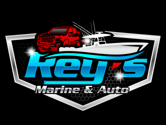 Rey’s Marine & Auto  logo design by hidro