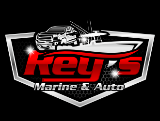Rey’s Marine & Auto  logo design by hidro