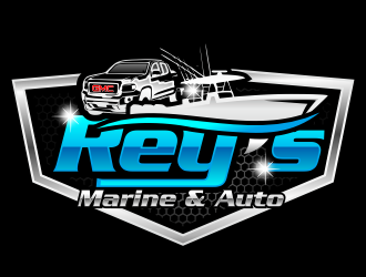 Rey’s Marine & Auto  logo design by hidro