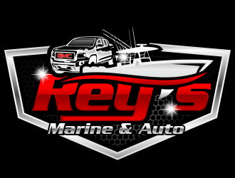 Rey’s Marine & Auto  logo design by hidro