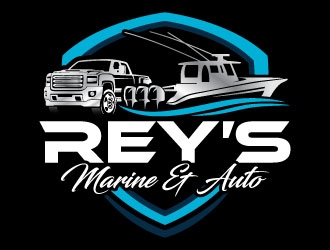 Rey’s Marine & Auto  logo design by daywalker