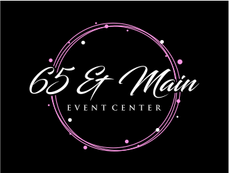65 & Main Event Center logo design by mutafailan