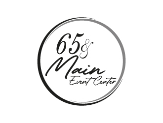 65 & Main Event Center logo design by Aslam