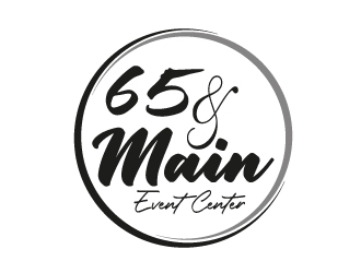 65 & Main Event Center logo design by Aslam