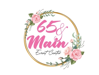 65 & Main Event Center logo design by Aslam