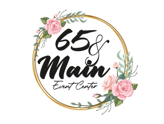 65 & Main Event Center logo design by Aslam