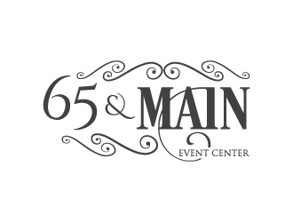 65 & Main Event Center logo design by MUSANG