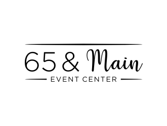 65 & Main Event Center logo design by KQ5