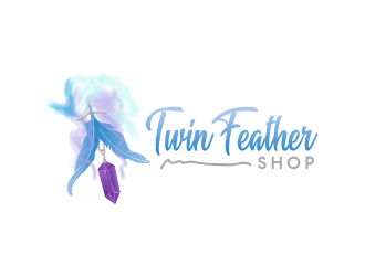 Twin Feather Shop  logo design by nona