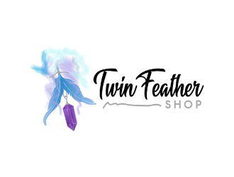 Twin Feather Shop  logo design by nona