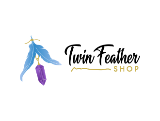 Twin Feather Shop  logo design by nona