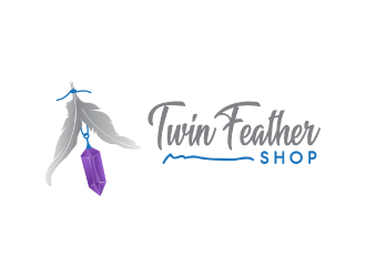 Twin Feather Shop  logo design by nona