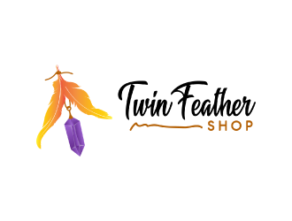 Twin Feather Shop  logo design by nona