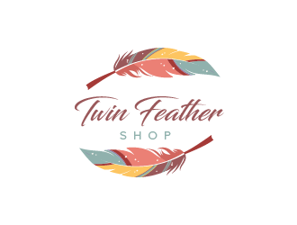Twin Feather Shop  logo design by czars