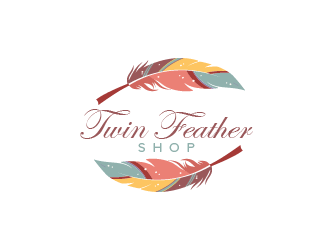 Twin Feather Shop  logo design by czars