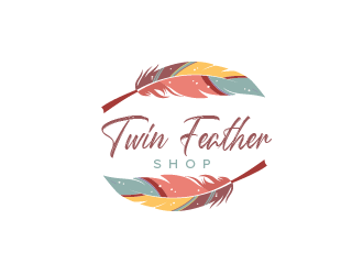 Twin Feather Shop  logo design by czars