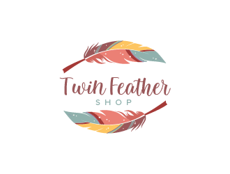 Twin Feather Shop  logo design by czars