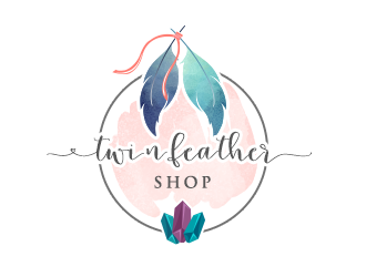 Twin Feather Shop  logo design by ProfessionalRoy