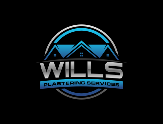 Wills Plastering Services logo design by exitum