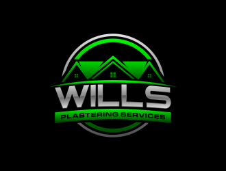 Wills Plastering Services logo design by exitum