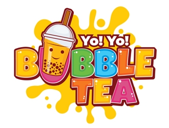 Yo! Yo! Bubble Tea logo design by DreamLogoDesign