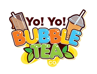 Yo! Yo! Bubble Tea logo design by gogo