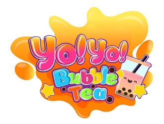 Yo! Yo! Bubble Tea logo design by er9e