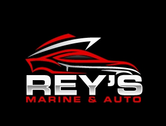 Rey’s Marine & Auto  logo design by AamirKhan