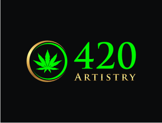 420 Artistry logo design by mbamboex