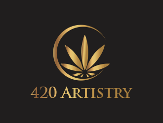 420 Artistry logo design by santrie