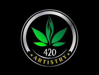 420 Artistry logo design by Herquis