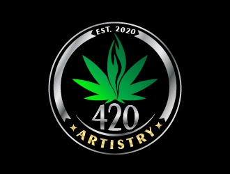 420 Artistry logo design by Herquis