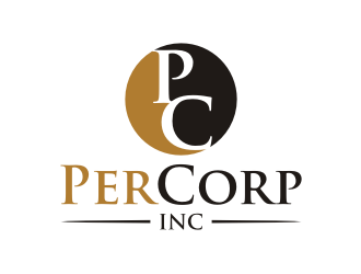 PerCorp Inc logo design by rief