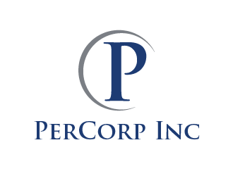 PerCorp Inc logo design by tukangngaret