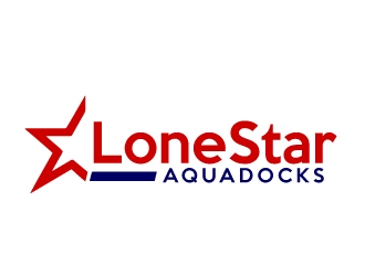 LoneStar AquaDocks logo design by AamirKhan