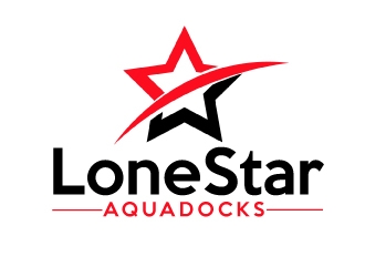 LoneStar AquaDocks logo design by AamirKhan