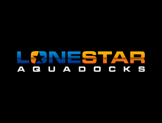 LoneStar AquaDocks logo design by lexipej