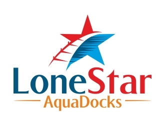 LoneStar AquaDocks logo design by ruki