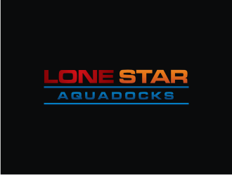 LoneStar AquaDocks logo design by clayjensen