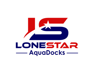 LoneStar AquaDocks logo design by serprimero